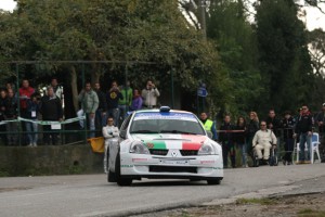 La coppia composta da Andrea Nucita e Sara Cotone in azione