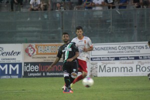 Il portoghese nel match di Coppa Italia vinto a Lamezia